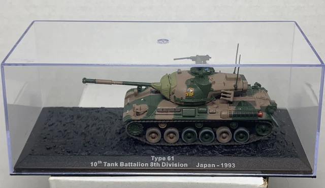 DEAGOSTINI 1:72 TYPE 61 10th Tank Battalion 8th Div. Japan 1993 Die ... image.