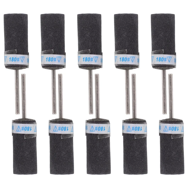 Kit 551 Pezzi Tamburi Abrasivi Per Utensili Rotanti - 7 Grane (80-600), 3 Misure (1/4-1/2), Mandrini Inclusi, Per Legno, Metallo, Fai Da Te - 6