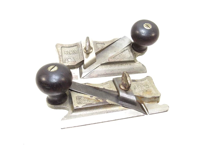 Extra Nice Pair Of Stanley # 98 & 99 Side Rabbet Plane T8648Q