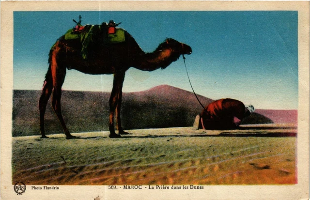 CPA AK Flandrin 569 La Priere dans les Dunes MAROC (795879)