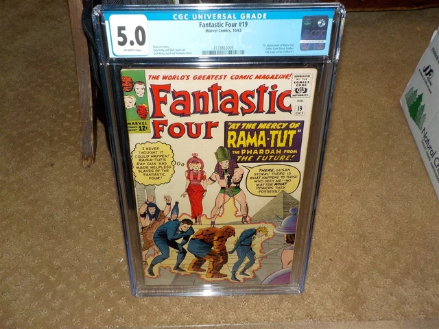 Fantastic Four #19 Oct 1963 CGC 5.0 Grade Comic Book