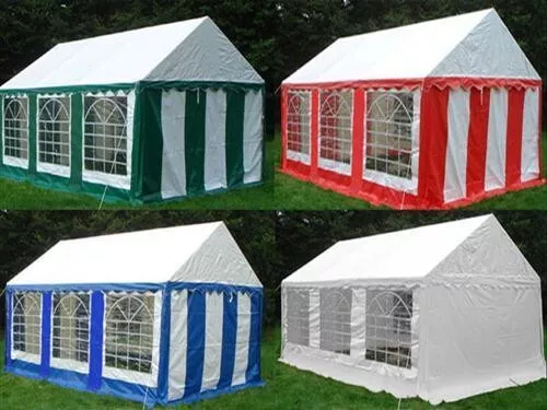 XXL Partyzelt 3x6 - 6x12m Pavillon Festzelt PVC + Stahlgestell NEU 2