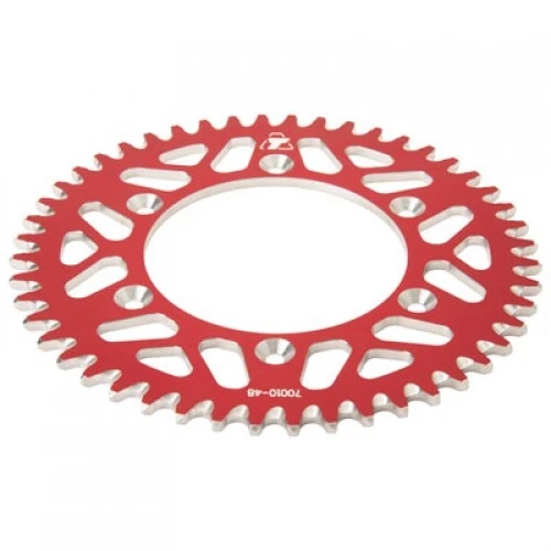 Tusk Rear Aluminum Sprocket 48 Tooth Red 209-167-0010 for Motorcycle