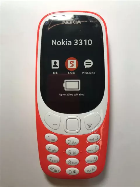 Nokia 3310 Warm Red Dummy Kids Toy Display Phone FAKE PHONE