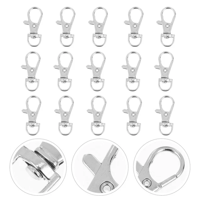 20pcs metallo a gabbia chiusura antidice pappagalli