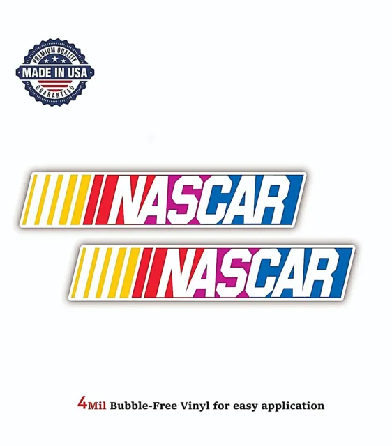 Nascar Car Racing Indy Vinyl Decal Sticker Car Bumper 4Mil Bubble Free Us Made