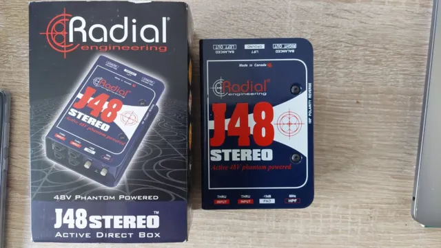 Radial J48 Active Direct Box Stereo