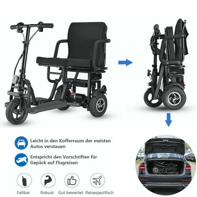 3 ruote auto elettrica moto per anziani moto scooter 3 ruote 25 km 15 km/h auto
