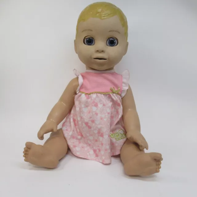 Luvabella Luvabeau Baby Girl Doll Blue Eyes Open Close interactive 44cm Untested