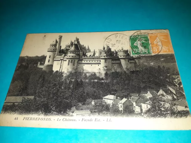 Cpa 60 Oise photo carte postale #44 pierrefonds château 1924 monument historique