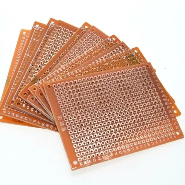 10 x Strip Board Printed Circuit DIY PCB Vero Prototype Paper Matrix 5cm x 7cm 3