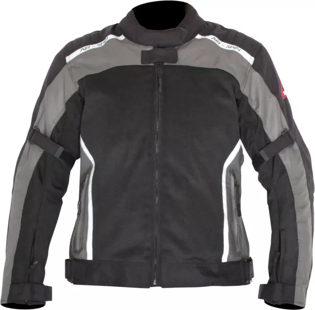 Weise Air Spin Ladies Black Gun Waterproof Summer Armoured Motorcycle Jacket NEW