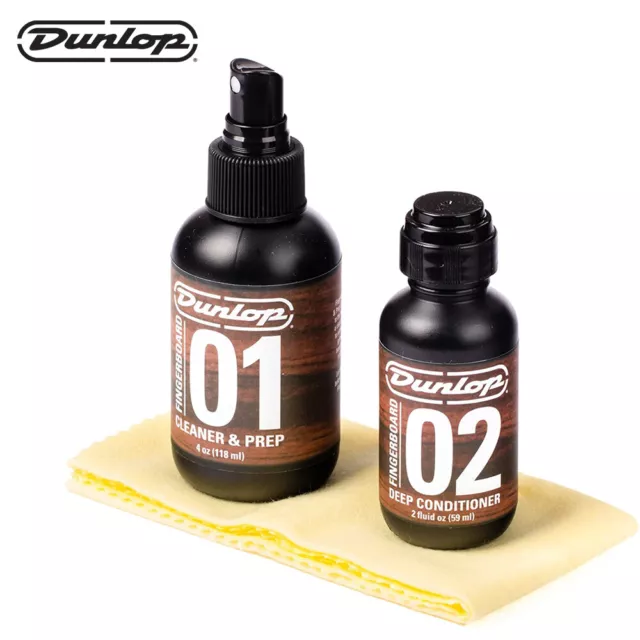Dunlop 6502 System 65 Guitar & Bass Fretboard Kit w/ Cleaner & Conditioner