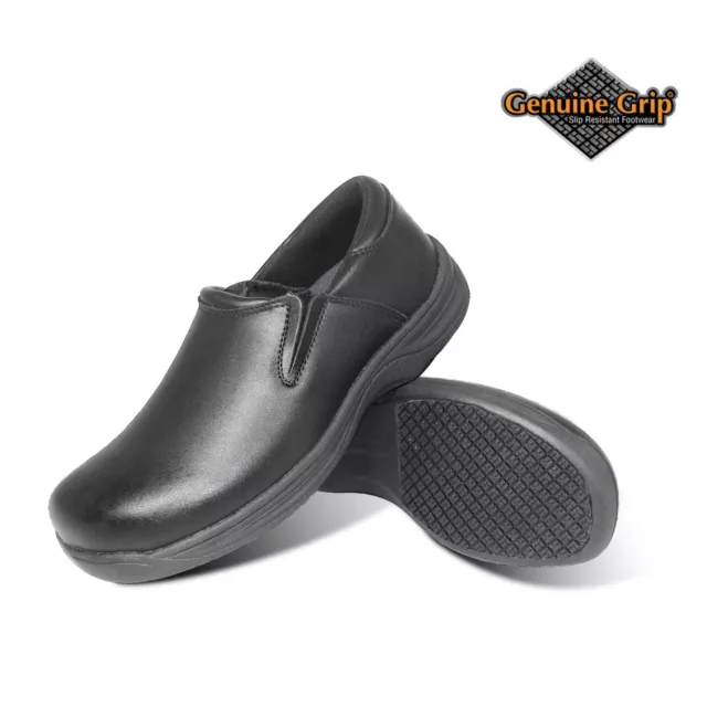 MEN'S GENUINE GRIP Footwear Slip-Resistant Slip-On Work Shoes 4700 ...