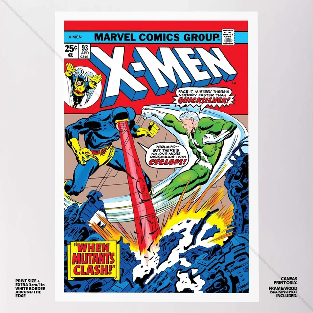 Uncanny X-Men Poster Canvas Vol 1 #93 Xmen Marvel Comic Book Art Print 2