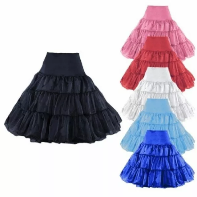 25" rétro jupon/50 s Petticoat/Rockabilly Vintage Tutu/Fancy Net jupe Swing