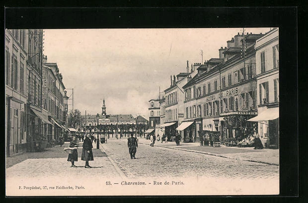 CPA Charenton, Rue de Paris
