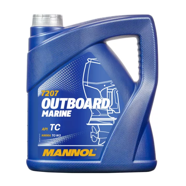 4 (1x4) Liter MANNOL Outboard Marine 2-Takt Mischöl