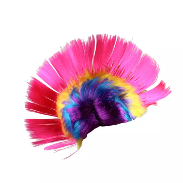 Party Hairpiece Carnival Headdress Rainbow Wig Costume Accessories