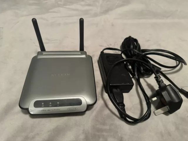 Belkin 802.11g Wireless Ethernet Bridge F5D7330 with power adapter