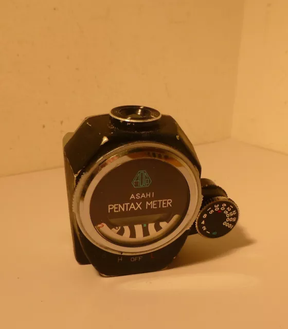 Asahi Pentax Clip-On Light/Exposure Meter for Cameras - SPARES OR REPAIR