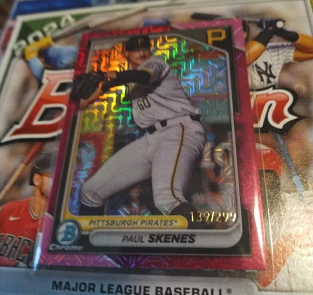 PAUL SKENES 2024 Bowman Chrome Prospects Megabox MOJO 🙂 BCP125