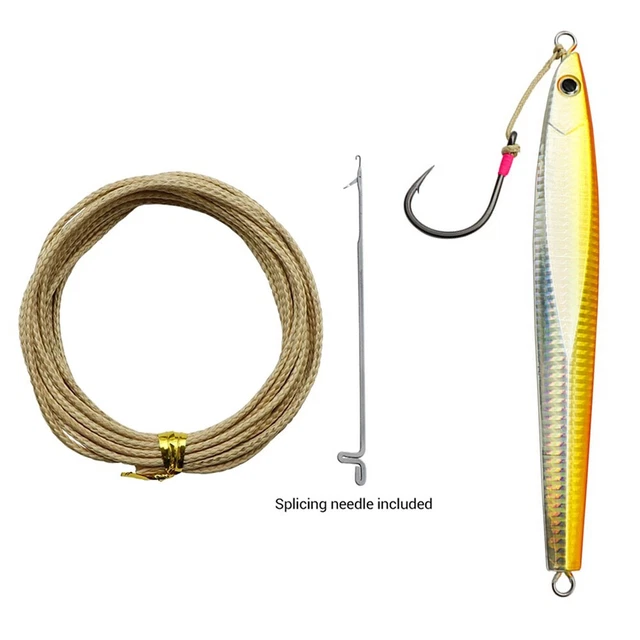 Corde de pêche tressée polyvalente fibres arimides haute résistance aux coupu