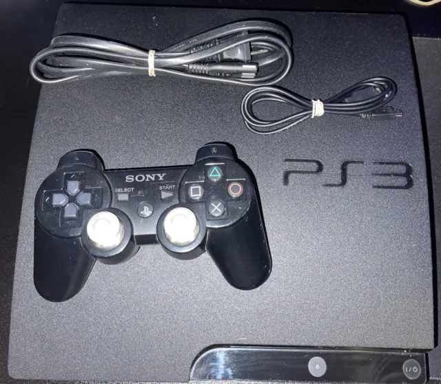 Sony PlayStation 3 Slim 160GB cech-3001A (controller and cables included!)