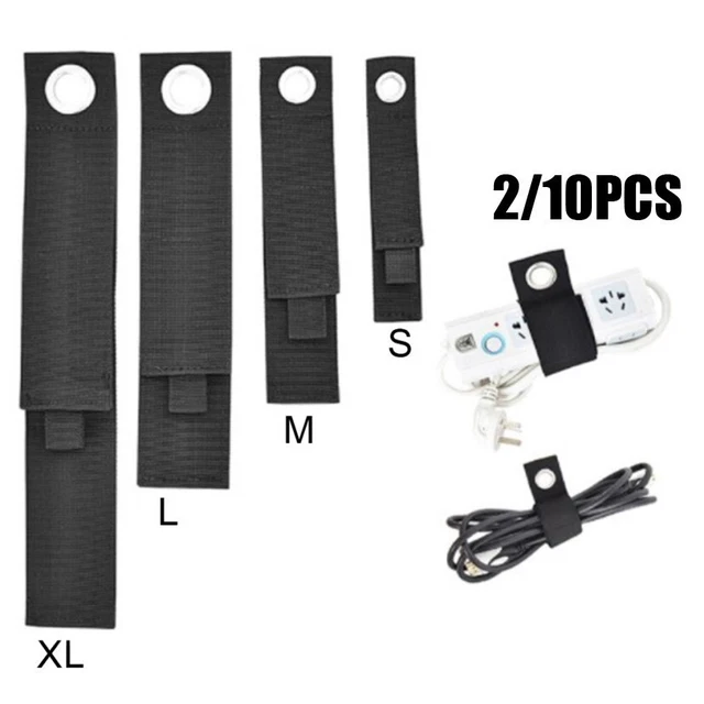 Schön Tragbar 2/10 Stück Gurtband Kabel Krawatten Ordentlich Organizer