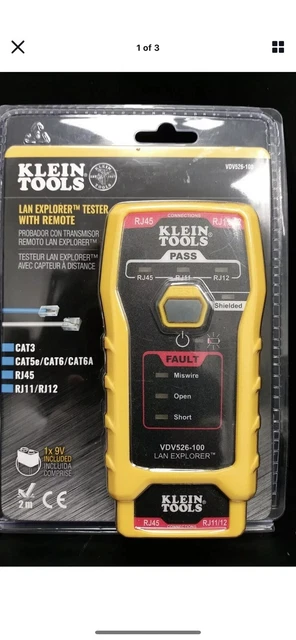 Klein Tools VDV526-100 Lan explorer tester with remote