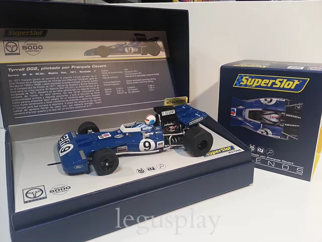 Slot scx scalextric superslot Legends H3759A Tyrrell 002 Gp Ee.uu 1971 N