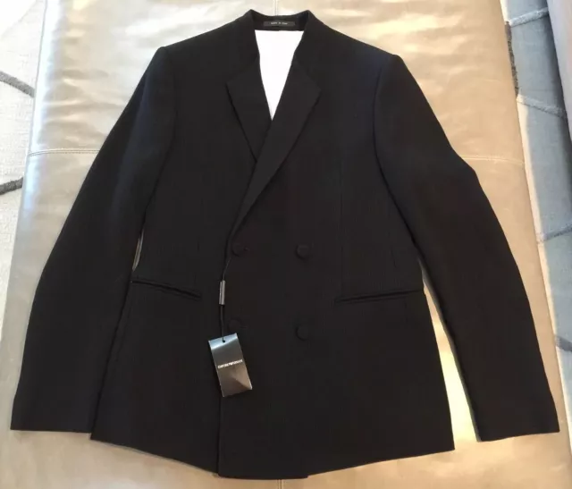 NWT EMPORIO ARMANI Johnny Line Nylon Field Military Blazer Jacket