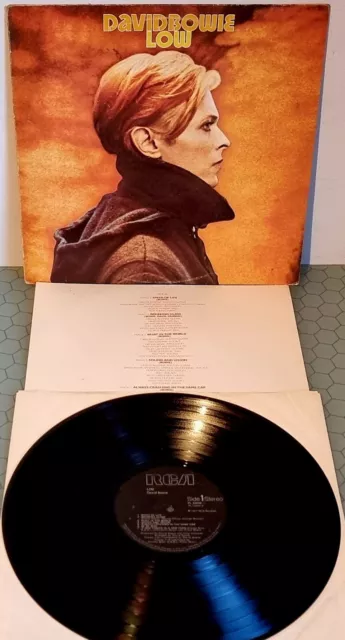 DAVID BOWIE Low EARLY UK REISSUE 70s PRESS RCA PL 12030 Vinyl LP & Insert ~ VG+