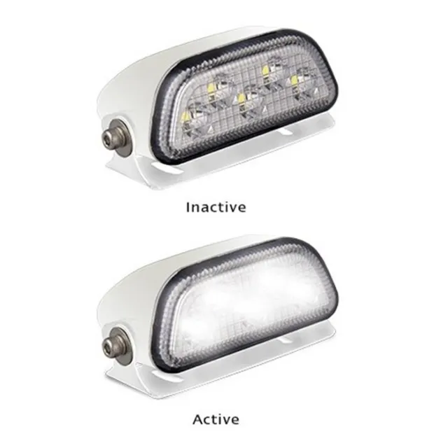 NEW LED Autolamps 7150WM Low Profile 5-LED 120lm Work Flood Light White 12/24V