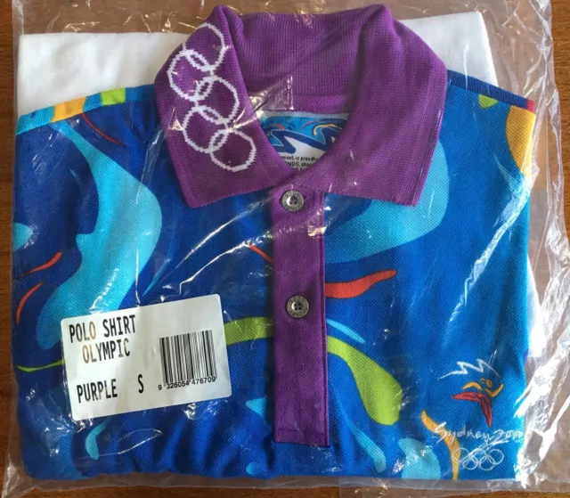 SYDNEY 2000 OLYMPIC GAMES STAFF UNIFORM POLO SHIRT SIZE S, Brand New