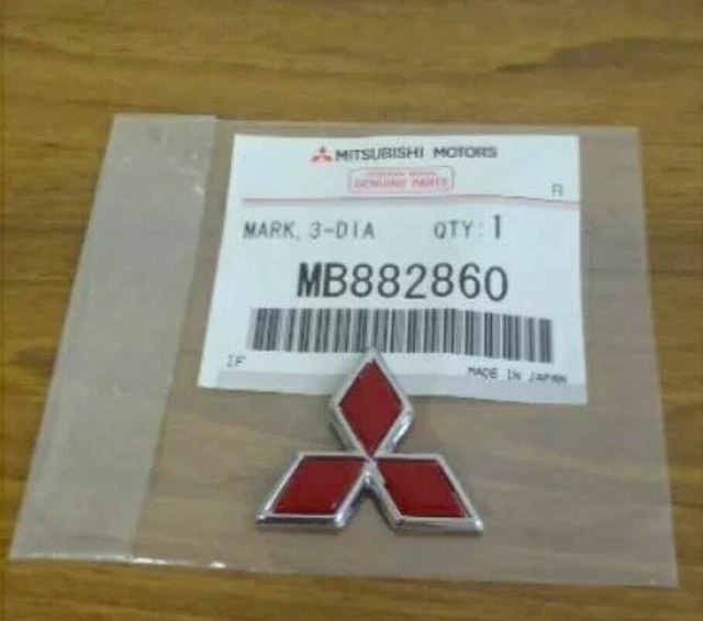 MITSUBISHI GENUINE LANCER Evolution CN9A CP9A Trunk Boot Red Emblem