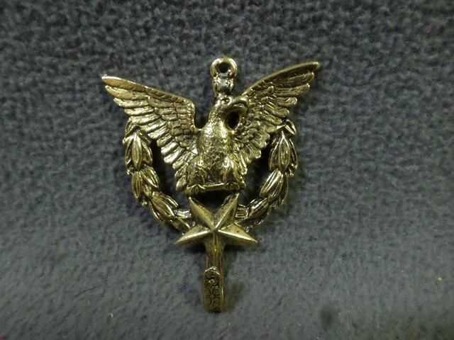 Vintage 1962 PICTURE HOOK-EAGLE STAR James Papalia Original brass wall hanger