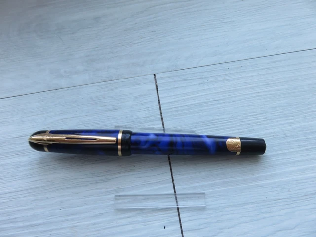 Stylo Plume Waterman Jif Jiffie - Blanc Et Noir Motif As De Pique, Neuf Sans Emballage, Cartouches