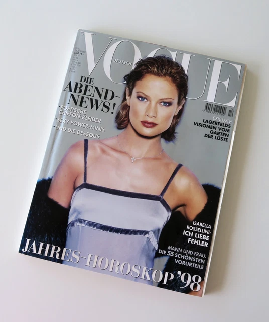 VOGUE DEUTSCH DEZEMBER 1997 Isabella Rossellini, Karl Lagerfeld EUR 120 ...