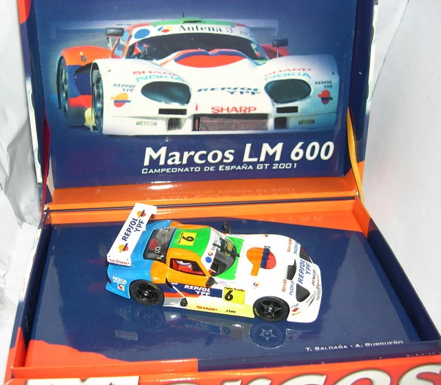 FLY A28 MARCOS LM 600 - Spanish GT Championship 2001 SLOT CAR 1/32