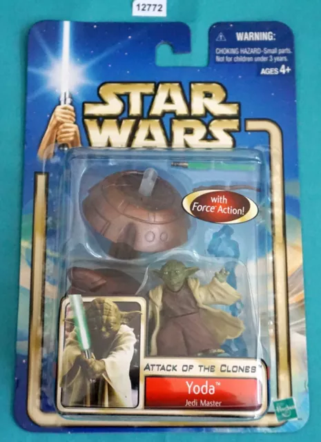 Star Wars 2002 YODA Jedi master Star Wars Saga 3.75"  Figure MOC! #2