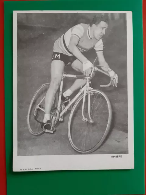 CYCLISME  PHOTO  cycliste ROGER RIVIERE format 24 /18 (miroir sprint)