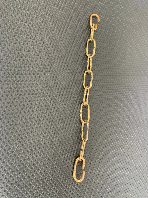 Ancienne Chaîne De Montre à Gousset Chatelaine Plaqué Or 36 Cm - Avant 1920 - Occasion