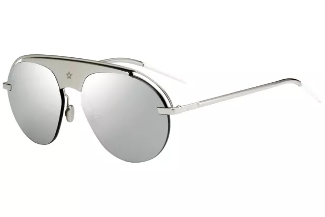 NEW Genuine Christian DIOR DIO(R)EVOLUTION 2 Silver Pilot Metal Sunglasses 010OT