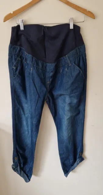 Maternity Jeans Evie Size 12 Blue Womens