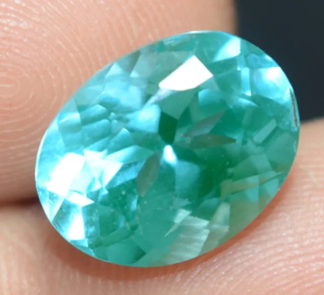 Certified 4.50 Cts Oval Cut Muzo Colombian Green Emerald Natural Loose Gemstone