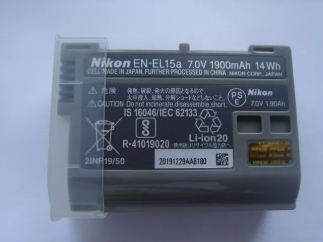 Batteria Originale Nikon EN-EL15A Nuovo