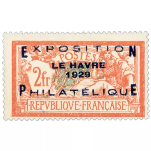France N° 257A Exposition Philatélique Du Havre Timbre Signé Expert Jf Brun