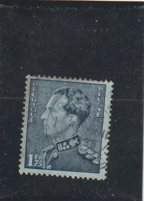 L6001 BELGIQUE timbre Y&T N° 430 de 1936-46 " Leopold III " Oblitéré