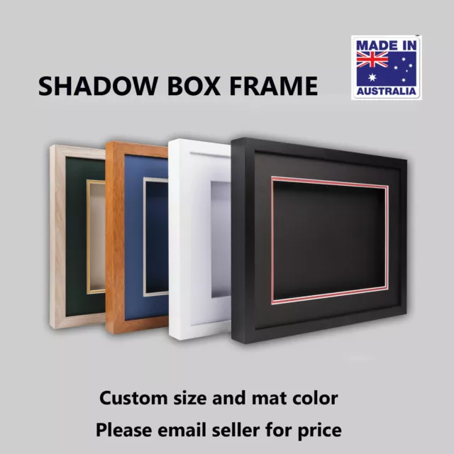 3D Deep Shadow Box Photo Picture Frame Art Work Display A4, A3, A2, A1 size